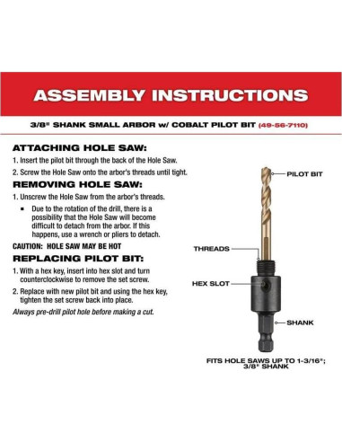 Kit de Sierra de Corona Milwaukee 49-22-4025 13 Piezas