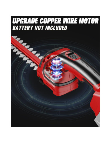 Cortadora de Setos HEINPRO Inalámbrica 18V 2 en 1