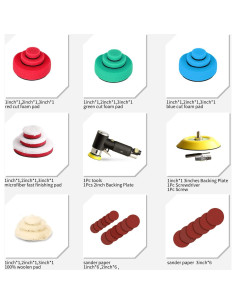 Lijadora orbital ZFE 1-3 pulgadas neumática alta velocidad 2