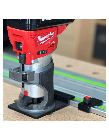 Adaptador de riel guía ToolCurve para router Milwaukee