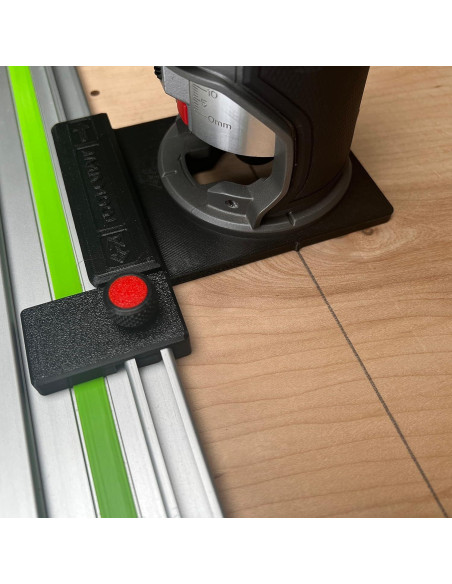 Adaptador de riel guía ToolCurve para router Milwaukee