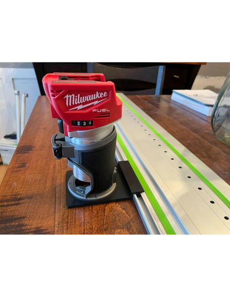 Adaptador de riel guía ToolCurve para router Milwaukee