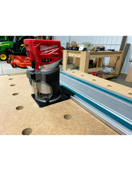 Adaptador de riel guía ToolCurve para router Milwaukee