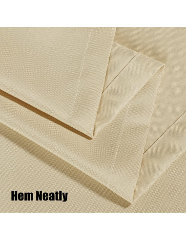 Cortina Impermeable BONZER 54x84 cm Crema para Exterior