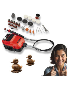 Herramienta Rotativa Inalámbrica Bauer 20V con Eje Flexible