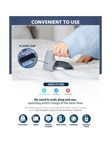 Afeitadora de tela Bymore SN2268, 6 cuchillas, 65 mm