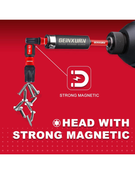 Juego de 51 Puntas Torx T40 GEINXURN Acero S2 2.54 cm