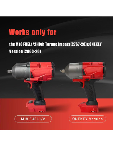 Bota Protectora M18 MXASLKMZ para Llave de Impacto 2 Pcs