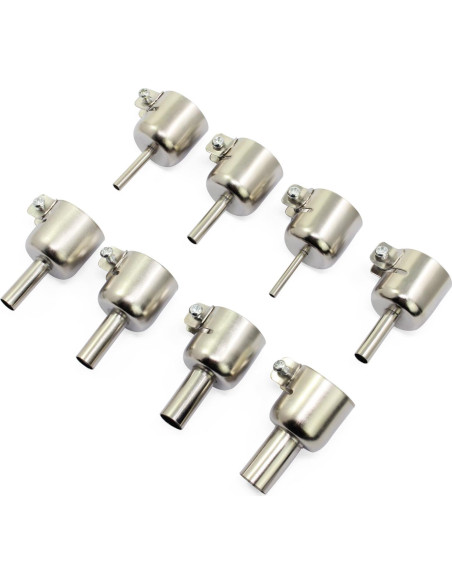 Boquillas de Pistola de Calor OCR 8PCS 3-12mm Acero Inoxidable