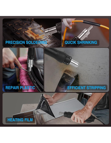 Estación de Retrabajo de Aire Caliente Toolour 858D 700W LED