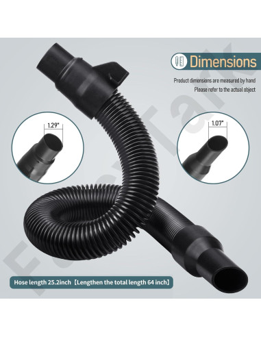 Ensamblaje de Manguera para Aspiradora Milwaukee M18 0.45kg