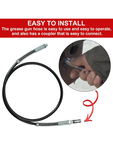 Manguera de Grasa VIDABTE 121,92 cm 49-16-2647 Compatible M18