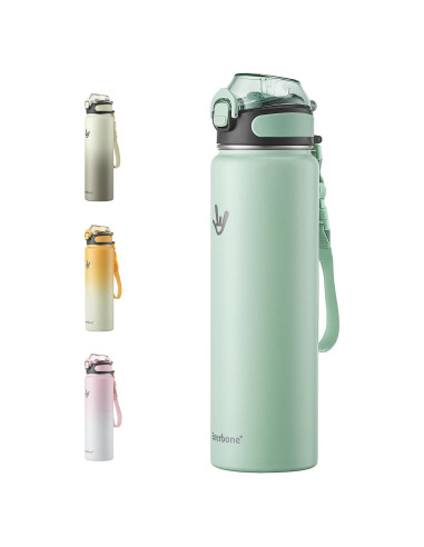 Botella de Agua Aislada Enerbone 32 oz Acero Inoxidable
