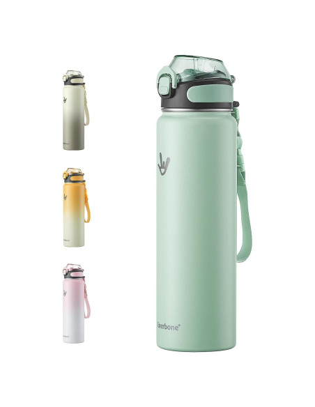 Botella de Agua Aislada Enerbone 32 oz Acero Inoxidable