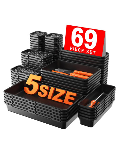Organizador de Herramientas A-LuGei 69 Piezas 5 Tamaños