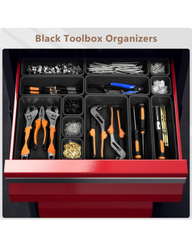 Organizador de Herramientas A-LuGei 69 Piezas 5 Tamaños