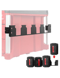 Soporte de Batería BPOPO para Milwaukee Packout 4 Slots