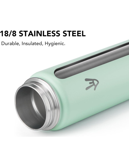 Botella de Agua Aislada Enerbone 32 oz Acero Inoxidable