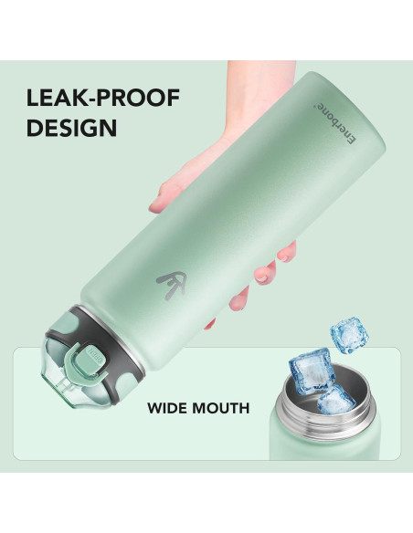 Botella de Agua Aislada Enerbone 32 oz Acero Inoxidable