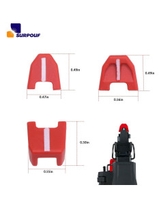 Kit de Almohadillas No-Mar SURPOUF 42-38-0017 Juego de 9 2
