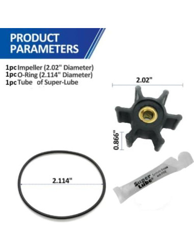 Kit de Impulsor y O-Ring REPLACEMENTKITS.COM para Milwaukee M18