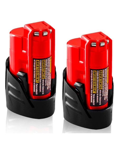 Baterías de Reemplazo TenHutt 3.0Ah para Milwaukee M12 12V