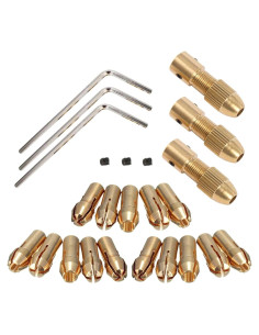 Chuck de Taladro Mesee 0.5-3mm con Llave Allen