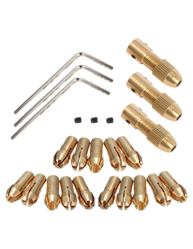 Chuck de Taladro Mesee 0.5-3mm con Llave Allen