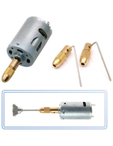 Chuck de Taladro Mesee 0.5-3mm con Llave Allen