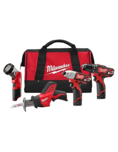 Kit Combo 4 Herramientas Inalámbricas Milwaukee M12
