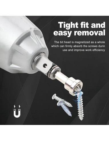 Posicionador de Tornillos CoguZed 50mm PH2 Imán para Paneles de Yeso