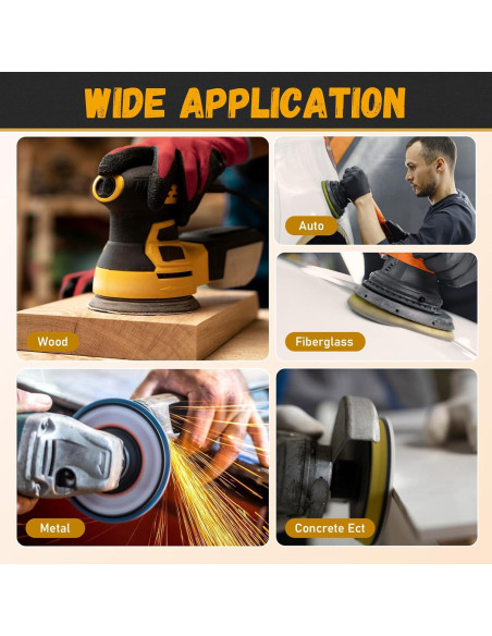 100 Discos de Lijado 15,24 cm Glowentix 400 Grano PSA 100 Discos de Lijado 15,24 cm Glowentix 400 Grano PSA