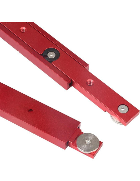 Barra de Inglete KETIPED 450mm Aluminio Rojo Ajustable