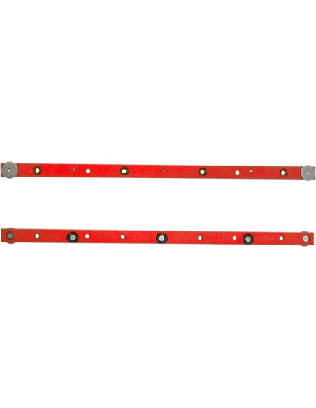 Barra de Inglete KETIPED 450mm Aluminio Rojo Ajustable