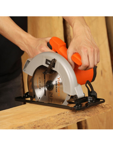 Sierra Circular Eléctrica Yunirvana 11A 6000RPM 18.42cm