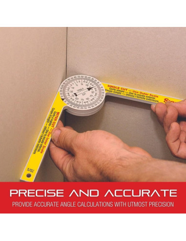 Transportador de Inglete Starrett 505A-12 de Aluminio 30,48 cm