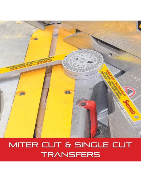 Transportador de Inglete Starrett 505A-12 de Aluminio 30,48 cm