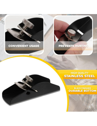 Planeador de Mano NADOBA 8.64x2.99x2.49cm para Carpintería