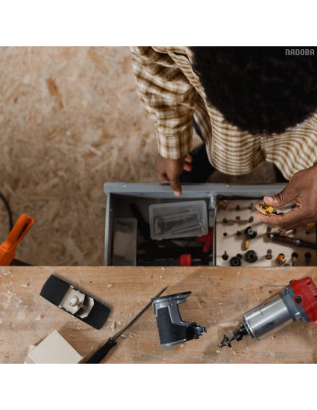 Planeador de Mano NADOBA 8.64x2.99x2.49cm para Carpintería