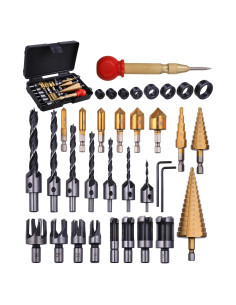 Kit de Herramientas de Perforación Chaflán Shitime 34 Piezas