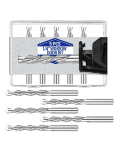 Brocas Tondiamo 0.64cm para Cortar Drywall - 5 Piezas