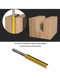 Juego de Brocas Rectas SING F LTD 1/4'' 2 y 3 cm para Madera 2