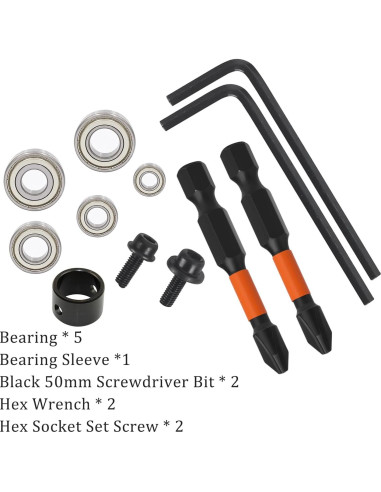 Juego de 20 Brocas de Fresadora AzReference 1/4" y 1/2"