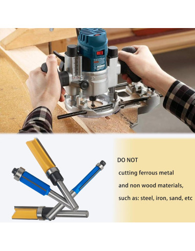 Juego de 20 Brocas de Fresadora AzReference 1/4" y 1/2"