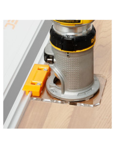 Adaptador de Rail de Guía POWERTEC 72019 para Router DeWalt