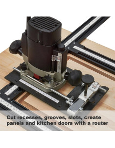 Plantilla de Router Ajustable Onylraep 60x60cm con Guías 2