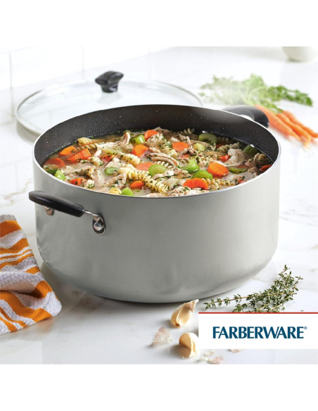 Olla a presión Farberware 10.5 Qt aluminio antiadherente