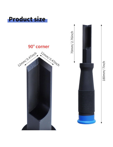Cincel de Esquina RUITOOL 17.8 cm Corte Preciso 90