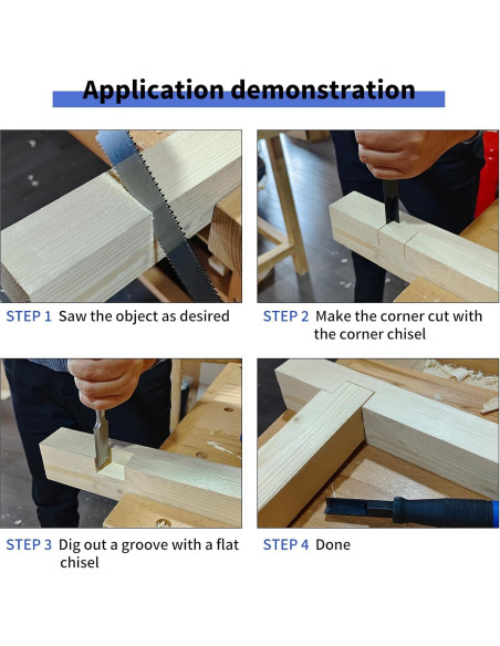Cincel de Esquina RUITOOL 17.8 cm Corte Preciso 90