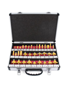 Juego de Brocas de Router Newdeli 35 Piezas Mango 6 mm